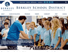 Tablet Screenshot of berkleyschools.org